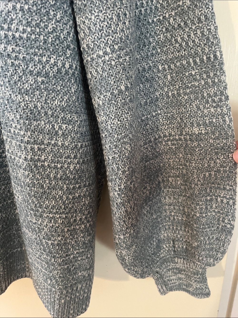 Zenana Outfitters Light Heather Blue Crewneck Sweater - Picture 7 of 7
